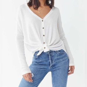 Urban Outfitters Out From Under JoJo Button-
up Thermal